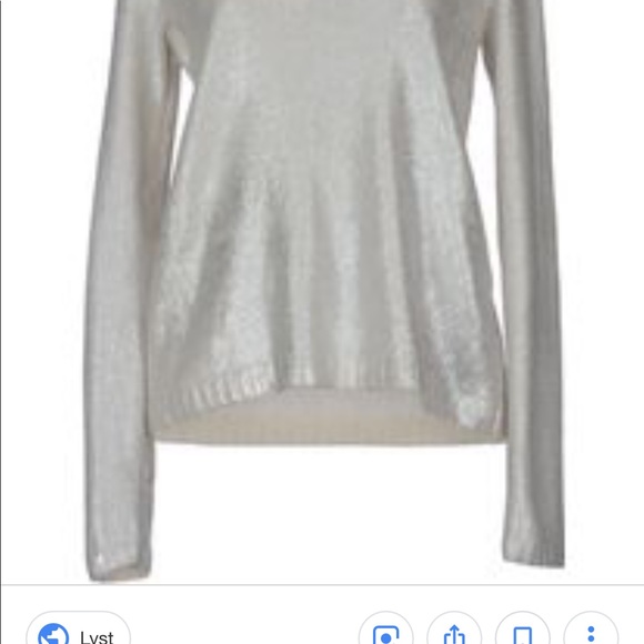 Aiko white metallic sweater‼️buy 1 get 1 free♥️ - Picture 2 of 3